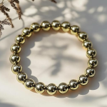 Anant Infinity Golden Pyrite Crystal Bracelet