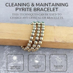 Anant Infinity Golden Pyrite Crystal Bracelet