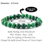 Crystal Stone 8mm Beads Bracelet Round Shape for Reiki Healing and Crystal Healing Chakra Stone