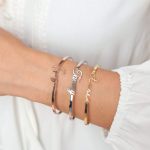 Personalized Name Bangle Bracelet