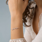 Custom Handwriting Bracelet | Personalized Gold Bracelet | Dainty Name Bracelet | Handmade Name Charm Jewelry | Perfect Gift for Mom