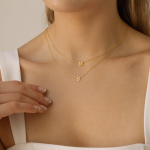 Personalized Alice Dainty Initial Necklace