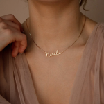 Customized Callie Name Necklace With Box Chain