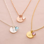 Initials Birtstone Necklace