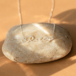 Personalized Minimal Sideways Name Necklace