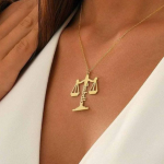 Personalized Lawyer Name Necklace – Premium 22K Gold Plated Advocate Pendant