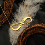 Infinity Couple Name Necklace – Symbol of Endless Love