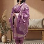 PickCell Premium Handwork Kurti With Bottom & Dupatta (Stone work)