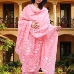 PickCell Embrodiary Work Kurti with Bottom & Printed Dupatta