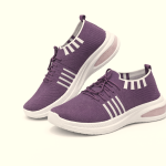 Women Lace Up Knitting Upper Sports Running, Walking, Gym Shoes for Women's & Girl's