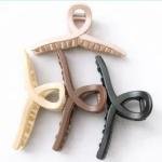 Korean Stylish Hair Claw Clip for Women | Strong Grip Metal Spring Bun Clip