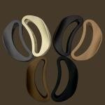 Large Hair Claw Clips for Women and Girls, Strong Hold Jaw Clamps, Matte Nonslip, 4 Pieces, Multicolour