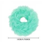 Pack of 12 Fur Hair Scrunchies for Women & Girls