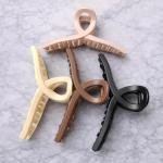 Korean Stylish Hair Claw Clip for Women | Strong Grip Metal Spring Bun Clip