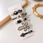 Pearl Hair Clips Set for Women & Girls | Korean Style Designer Hair Pins