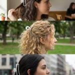 Pearl Hair Claw Clips for Women & Girls, Stylish Korean Design Non-Slip Strong Hold