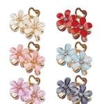 Flower Design Hair Claw Clip for Women and Girls