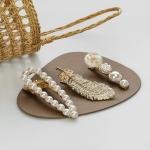 Pearl Hair Clips Set for Women & Girls | Korean Style Designer Hair Pins