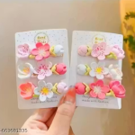 cute hair clip fancy hair clip flower Trend pack of 6