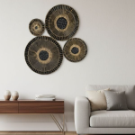 wall art decor layered with resin Hand made on mdf board