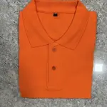 Men'se And Women Solid Regular Fit Collar Polo T‑Shirt Free Size👕