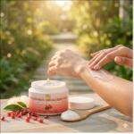 Pomegranate and silk body yogurt