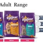 PetStar Adult Cat Food – Ocean Fish Flavour/ Salmon Flavour/ Tuna Flavour