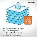 Puppy Pads for Dogs & Puppies | 6-Layer Ultra Absorbent Leak-Proof Training Pads | Odor Control & Quick Dry