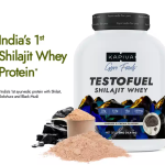 Kapiva Testofuel Shilajit Whey Protein ( Chocolate And Cookies Flavour)