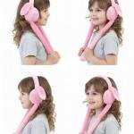 Moving ear Bunny Earmuffs for Girls, Boys, Women, Chu chu sounds, Soft Warm Plush Faux Fur Ear Warmers for Cold Weather Multi-colour