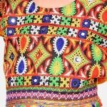 Traditional Gujarati Embroidered Lehenga Choli Set for Girls – Ethnic Wear with Dupatta