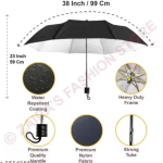 Combo Pack Of 3Fold Manual Umbrella