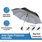 BLACK JUMBO SONI BRAND 2 FOLD UMBRELLA