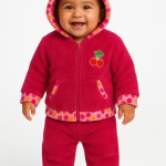 Winter Suit for Infants, Hooded Snowsuit with Fur Trim, Warm Fleece Holiday Outfit