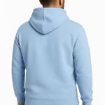 Men’s Premium Sky Blue Fleece Hoodie | Winter Warm Hooded Sweatshirt for Men