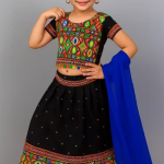 Yellow Bandhani Chaniya Choli For Girls
