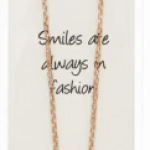 Gold-Plated Chain Necklace with Blue Glitter Butterfly Pendant ✅