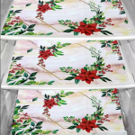 HD Premium Quality Fridge cover for Top with 1 Pec of handle and 3 pec of fridge mat - set of 5 pec