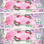 HD Premium Quality Fridge cover for Top with 1 Pec of handle and 3 pec of fridge mat - set of 5 pec
