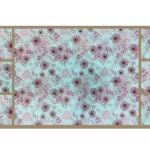 HD Premium Quality Fridge cover for Top with 1 Pec of handle and 3 pec of fridge mat - set of 5 pec