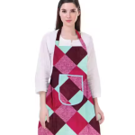 Kitchen Apron- Waterproof /Oil-Proof - Adjustable Aprons with Pockets for Women Men Washable - Pack of 1 (color As per availibility)