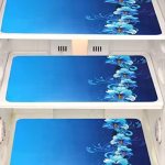 HD Premium Quality Fridge cover for Top with 1 Pec of handle and 3 pec of fridge mat - set of 5 pec