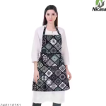 Kitchen Apron- Waterproof /Oil-Proof - Adjustable Aprons with Pockets for Women Men Washable - Pack of 1 (color As per availibility)