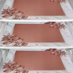 HD Premium Quality Fridge cover for Top with 1 Pec of handle and 3 pec of Fridge Mats - Set of 5 piece