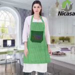 Kitchen Apron- Waterproof /Oil-Proof - Adjustable Aprons with Pockets for Women Men Washable - Pack of 1 (color As per availibility)