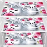 NICASA HD Premium Quality Fridge cover for Top with 1 pec handle and 3 pec fridge mats - Set of 5 piece