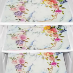 NICASA HD Premium Quality Fridge cover for Top with 1 pec handle and 3 pec fridge mats - Set of 5 piece