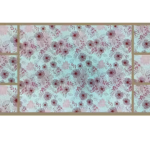 Premium Quality combo of fridge top, 1 handle cover and 3 mats-set of 5 pieces