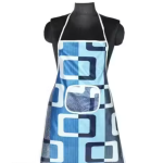 NICASA Kitchen Apron- Waterproof /Oil-Proof - Adjustable Aprons with Pockets for Women Men Washable - Pack of 1 (color As per availibility)