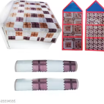 Nicasa HD Premium Quality combo of fridge top, 2 handle cover and 2 pec Wall hanging - set of 5 pec